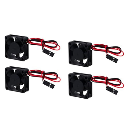 4Pcs Plastic 30mm 3010 RC Car Brushless Motor Heatsink ESC Cooling Fan DC 5V for HSP HPI Wltoys Himoto Tamiya Redcat 1/8 1/10 1/12 Scale 540 550 Motor Upgrades Part