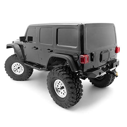 KYX Racing Alloy Rear Bumper w/LED Lights Upgrades Parts Accessories for 1/10 RC Crawler Car Axial SCX10 III AXI03007 SCX10.3
