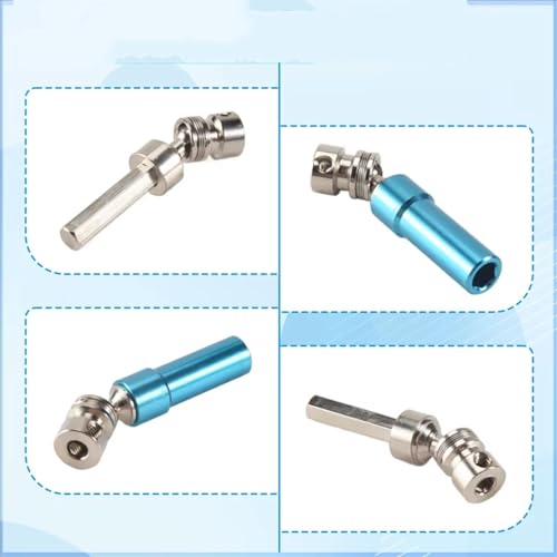 RC Car Drive Shafts Compatible with Wltoys 12428 12423 1/12 Rc Short Course for Desert for Buggy Off Car Parts 1Pcs Metal Rear Center Drive Shaft Cvd