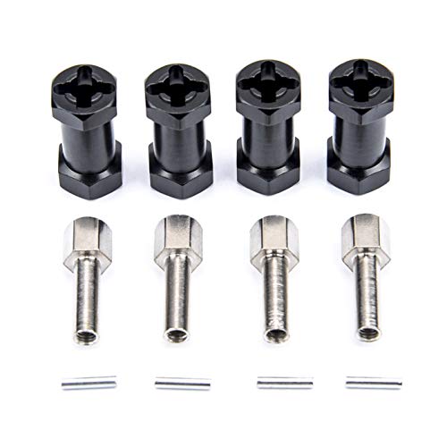 12mm Wheel Hub Hex Spacer 25mm Offset Extension Drive Adapter | For 1/10 Traxxas Rustler Axial SCX10 ii Wraith Gen7 Gen8 D90 - style: 25mm