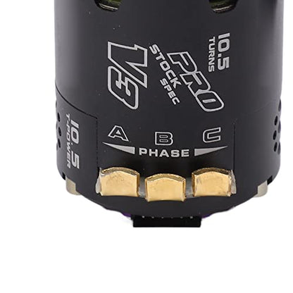 Dilwe Brushless Motor, 540 V3 10.5T Sensored Brushless Motor,RC Car Motor for 1/10 1/12 RC Off Road Drift Car, Brushless RC Motor RC Accessories