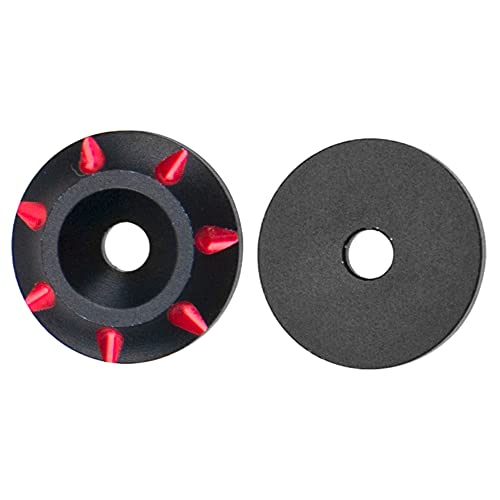 4Pack Vgoohobby 1/8 Universal Rear Wing Buttons Gasket Fixed Wing Spacers Compatible with Arrma Traxxas HPI HSP Redcat Axial Tamiya 1/8 RC Buggy Truck Racing Car (Red) - color: Red