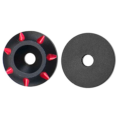 4Pack Vgoohobby 1/8 Universal Rear Wing Buttons Gasket Fixed Wing Spacers Compatible with Arrma Traxxas HPI HSP Redcat Axial Tamiya 1/8 RC Buggy Truck Racing Car (Red) - color: Red