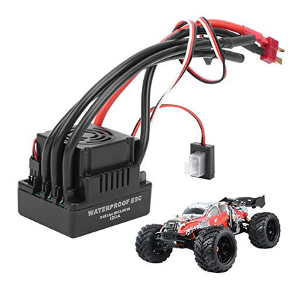 Estink Brushless ESC 120A High Torque Electronic Speed Controller Compatible with RC Car Brushless Motors