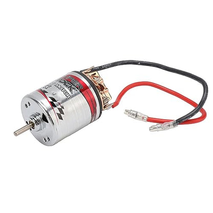 RC Brushed Motor 540, High Torsion Brushed Motor with External Replaceable Carbon Brush, for RC Climbing Car Axial SCX10 I II III Refitting (12T) - size: 12T