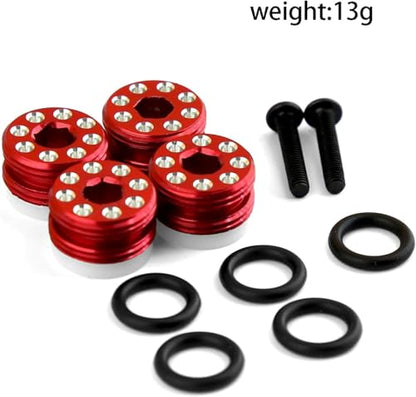 Aluminum Front Steering Knuckles Blocks for ARRMA 1/8 Mojave TYHPON | Infraction FIRETEAM Felony BLX 6S 1/7 4WD,Durable RC Car Caster Blocks C-Hubs w/Bearings,Hub Carriers Parts AR330187 - color: Red, size: Front Steering Knuckles(Thin)