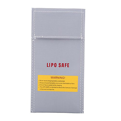RC Lipo Guard Battery Safety Bag Explosion-Proof Charging Bag Protector 100x200mm for Safe Storage and Handling of Lithium Polymer Batteries