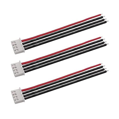 FLY RC 10pcs JST-XH 3S LiPo Balance Plug Extension Cable Battery Charger Connector 22AWG for RC Drone Rechargeable Lipo - style: 10pcs 3s