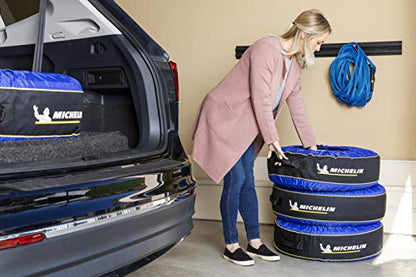 Kurgo Michelin 80 Tire Covers & Tire Bags - All-Season Protection - Seasonal Organizer - Vehicle Tire Cover - Heavy-Duty Construction - Universal Fit for 22"–31"