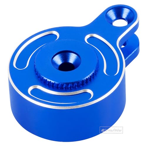 RC Direct Mount Servo Saver 23T Spline Upgrades Part for 1/10 Big Rock 3S BLX,Granite/Senton/Vorteks 3S BLX &Mega550,Kraton/Outcast 4S BLX,Alloy Servo,Replace ARA340181,Navy Blue - color: Navy Blue(1set)