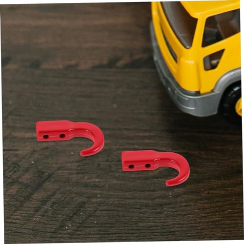 Zerodeko Aluminium Alloy Tow Hooks 2pcs Set for RC Crawler Cars Sturdy Crawler Metal Accessories for Model Car Supplies
