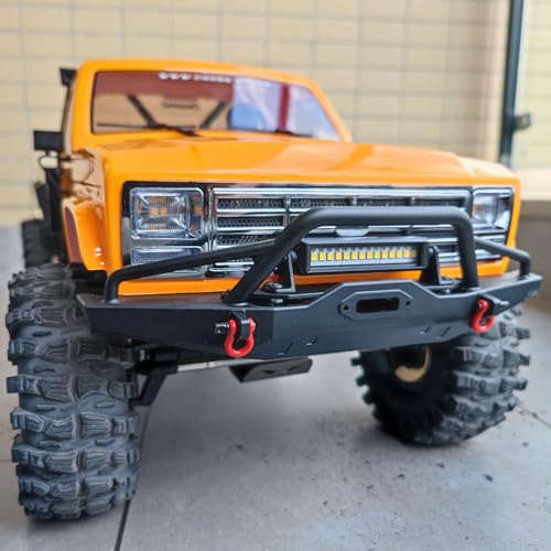 RC Light Bar 15 LED 2.95 Inch Aluminum RC Lights RC Crawler Accessories for Axial SCX10 Traxxas TRX4 TRX4M Arrma Senton Redcat GEN7 1/10 1/18 Scale Rock Crawler Truck RC Car Roof Light Kit