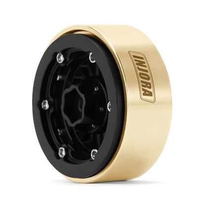 INJORA 27g/pcs 1.3" Brass Inner Beadlock Rings for 1.3" Wheels