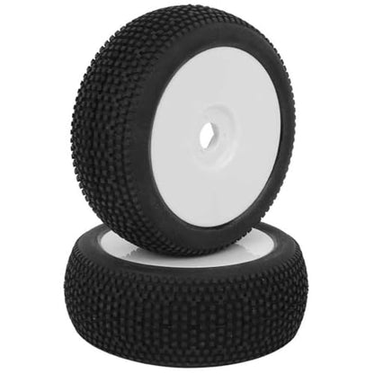 Rc Accessories For 1/8 Truck Off-Road Model 2Pcs RC Rubber Tires 17mm Hex Wheel Hub Spare Part Tire Remote Control Crawler Car(Yellow) - color: Yellow