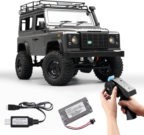 MN 99s 1/12 4WD RC Jeep Rock Crawler for Adults | 2.4G RTR off-road drift truck, ideal hobby gift with 4-wheel drive performance - color: Mn99s