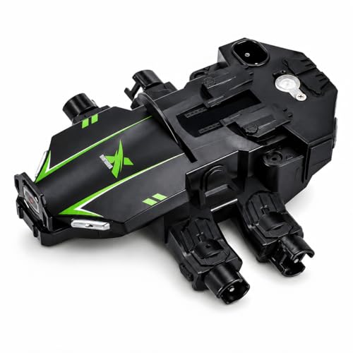 Green RC Tank Replacement Body, RC Tank Accessories Plastic Hull Shell Cover for Remote Control Tank Toy, Repair Upgrade Spare Parts for Hobby Model Vehicles - color: Green & Tank Body