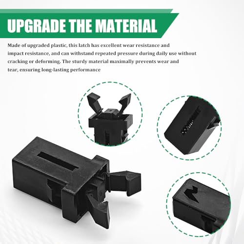 4PCS Sunglasses Glasses Holder Catch Latch, Car Sunglass Holder, Storage Box Lid Switch Overhead Console Roof Clip, Car Accessories Self Locking Switch Replacement for Most Car (4PCS) - color: 4PCS