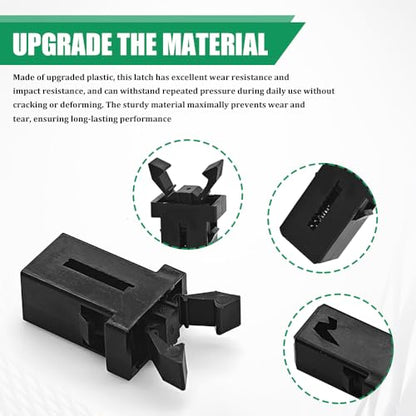 4PCS Sunglasses Glasses Holder Catch Latch, Car Sunglass Holder, Storage Box Lid Switch Overhead Console Roof Clip, Car Accessories Self Locking Switch Replacement for Most Car (4PCS) - color: 4PCS