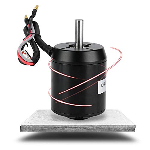 Scooter Motor,6384 120KV BLDC Outrunner Brushless Sensored Motor for Electric Balancing Scooter Skateboard
