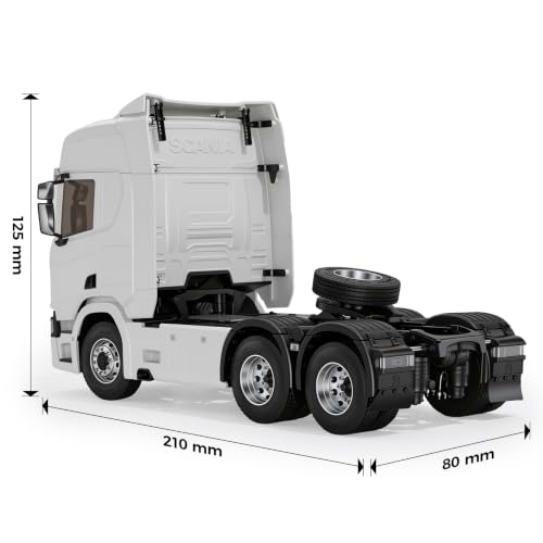 Orlandoo Hunter 1/32 Scania R650 OH32T01 KIT, Hobby Tractor RC Truck Vehicle, RC Cars for Adults, Remote Control Car, RC Truck Trailer Assembly Parts - color: A.t01