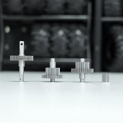 INJORA Stainless Steel 9.7:1 Overdrive Transmission Gear for 1/18 TRX4M RC - size: 9.7:1