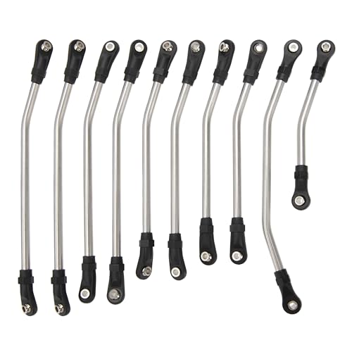 MEUS RACING SCX10 II Links Set 324mm Wheelbase for AXIAL SCX10 II 90046 90047 90035 Upgrade Parts 10pcs (324mm)