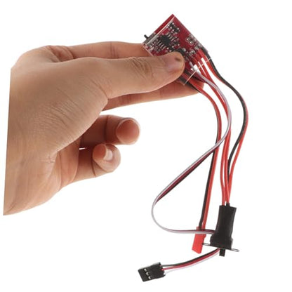 OUNONA 30a Rc Car Esc Brushed Motor Esc Reverse Brush Brake Dual Way Speed Controller for Rc Vehicles