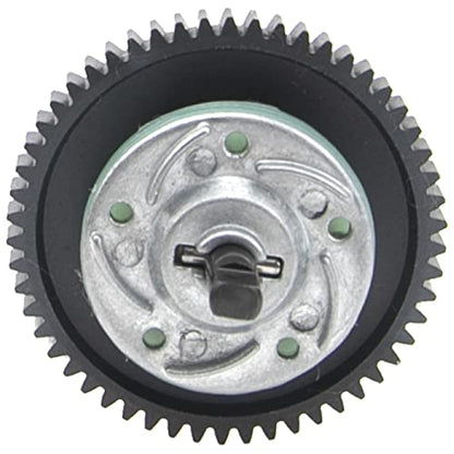 Steel 6878 Differential Gear Slipper Clutch 54T 32P Spur Gear with 15T/17T/19T Pinions Gear Sets Compatible with Traxxas Slash 4X4 / Stampede 4X4 / Rustle 4X4 1/10 RC Car