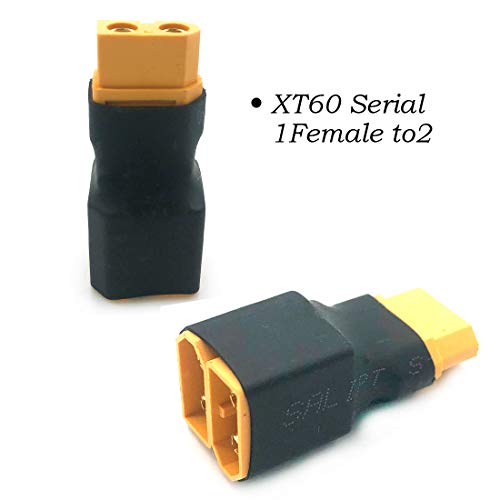 4Packs XT60 Battery Series Connector Adapter for RC Lipo Battery Helicopter Quadcopter - style: XT60 Series Connector