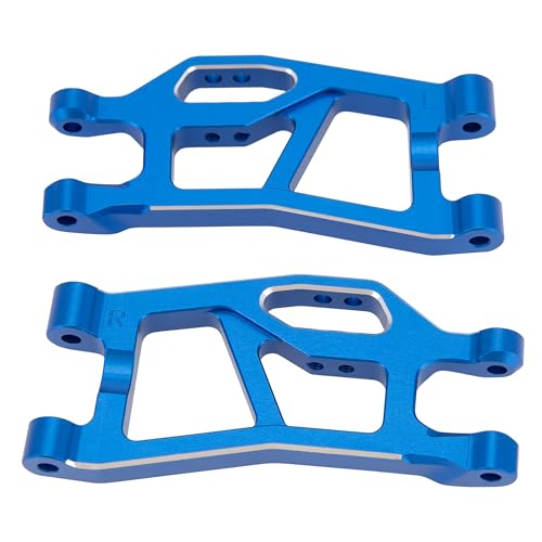 MEUS RACING Aluminum Suspension Arms Kit for Traxxas 1/16 Mini Maxx Upgrade Parts #10731 (Blue) - color: Blue
