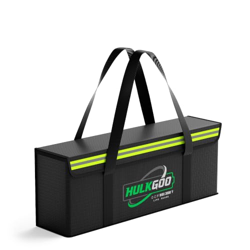 Fireproof Explosion-Proof Waterproof Ebike Battery Storage Bag - Safe Case for Lithium/Lipo Batteries (19.3 x 4.3 x 7 Inch) - size: 19*4.3*7 inch