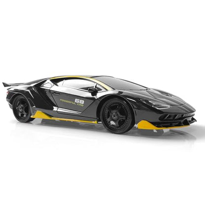 RC Drift Car Remote Control Car 2.4GHz 1/24 4WD 15KM/H High Speed Racing Sport with LED Lights Drifting Tire Toy for Adults Boys Girls Kids Gift - color: Black
