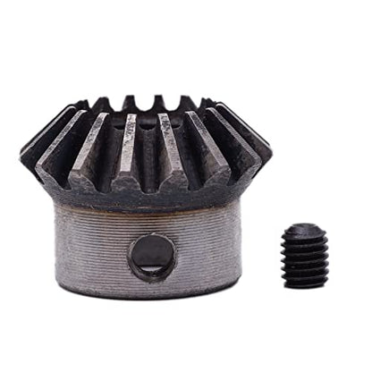 2Pcs Bevel Gear Tapered Bevel Pinion Gear Bevel Gears 1.5 Module for Hardware Mechanical Rotation (16T 12mm Hole) - size: 16T 12mm Hole