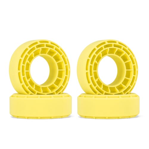 INJORA Silicone Rubber Inserts for 56-58mm*24mm 1.0" Tires(Small Yellow) - color: Yellow