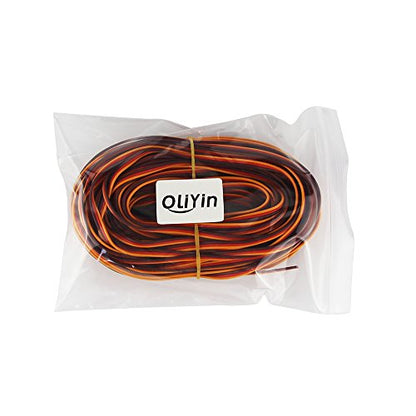 50 feet Servo JR Color Extension Cable 3p Line Futaba JR Aircraft Model Wire 30 cores 0.08mm 1.2mm