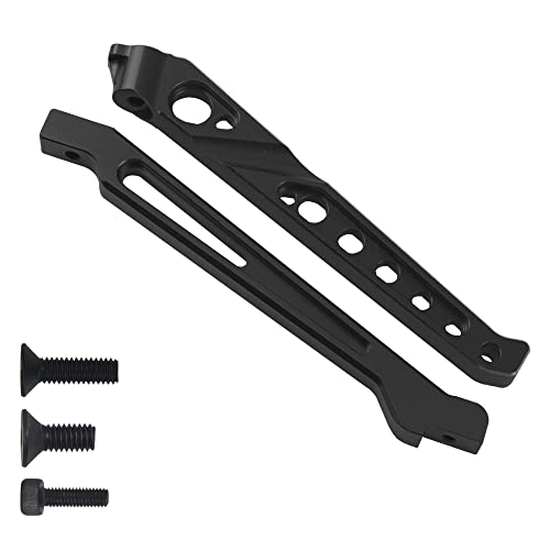 ShareGoo Metal Rear Front Chassis Brace Support Rod Bracket Compatible with Arrma 1/8 V4 6S Senton Typhon RC Car (Black) - color: Black