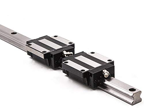 TEN-HIGH HSR20 500mm Linear Guide Rail Linear Motion Slide Rails Linear Motion Products, for CNC Routers, 1pcs Rail + 2pcs HSR20CA Blocks Bearing - size: 500mm, style: HSR20