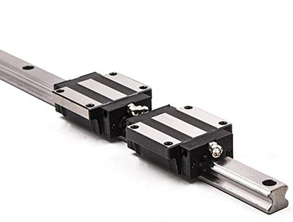 TEN-HIGH HSR20 500mm Linear Guide Rail Linear Motion Slide Rails Linear Motion Products, for CNC Routers, 1pcs Rail + 2pcs HSR20CA Blocks Bearing - size: 500mm, style: HSR20
