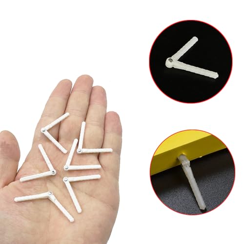 10PCS RC Airplane Plastic Pin Hinge for RC Plane Helicopter Aircraft DIY Model Plane Fix Wing Parts (2.5x48mm) - style: 2.5x48mm