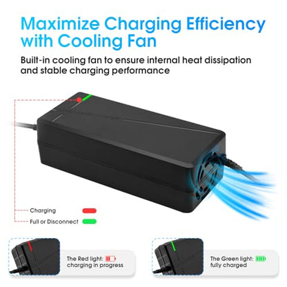 84V5A Fast Charger for 72V Lithium Battery (XT60 Male-Plug)