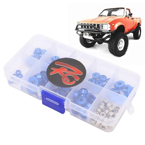 HERCHR Aluminum Alloy Cone Cup Head Screw Gasket Washer Counterbore Washers Gaskets Cup Shim Conical Washer Shim - color: blue