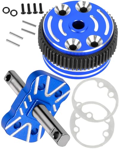 RC Differential Locker Spool Diff Case Mounts & Differential Case Upgrades Part for 1/10 Slash 2WD VXL/Stampede 2WD VXL XL-5/Rustler 2WD VXL XL-5/Bandit 2WD VXL,Navy Blue - color: Navy Blue - (Upgrades Part)