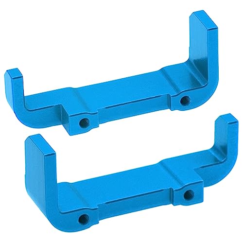 Metal Motor Mount Holder & Battery Mount Support Compatible with Wltoys 144001 144002 124016 124017 124019 124018 RC Car (Blue) - color: Blue