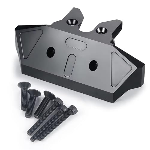 RC Bumper For Sledge 4WD Monster 1/8 RC Car Aluminum Alloy Front Rear Bumper Guard Upgrade Parts Repair Replacement Accessories(Front) - size: Front