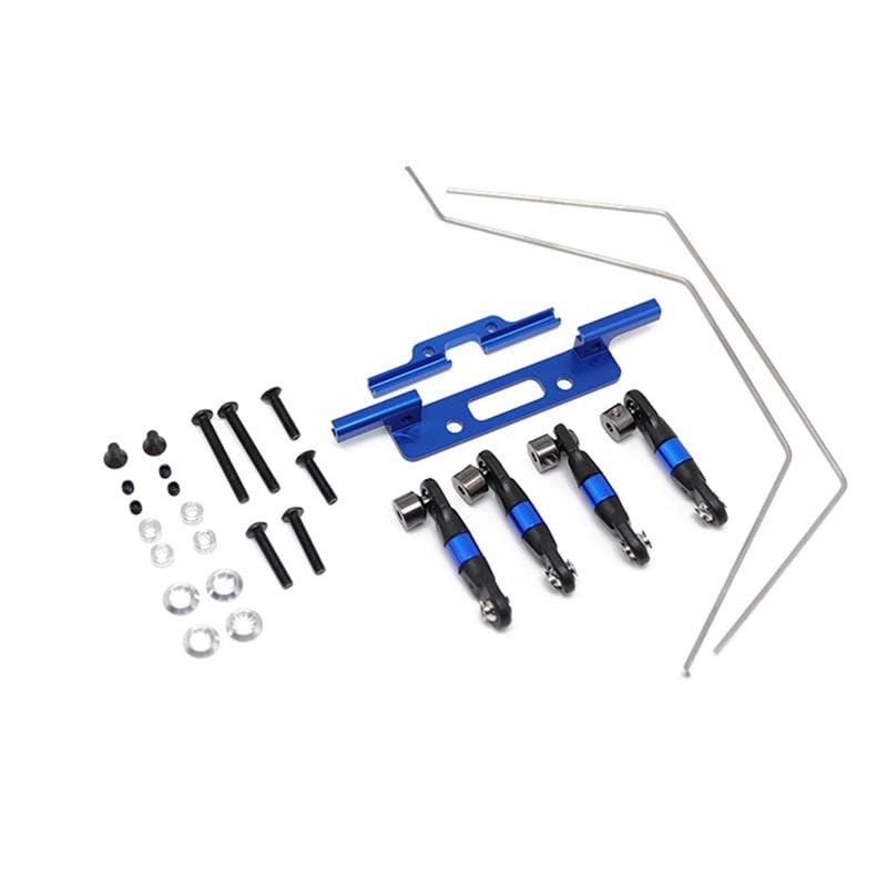 Front and Rear Wide Sway Bar Anti Roll Bar Kit for TRAXS Slash 2WD 1/10 RC Car Upgrades Parts Accessories - (Color: As Shown)
