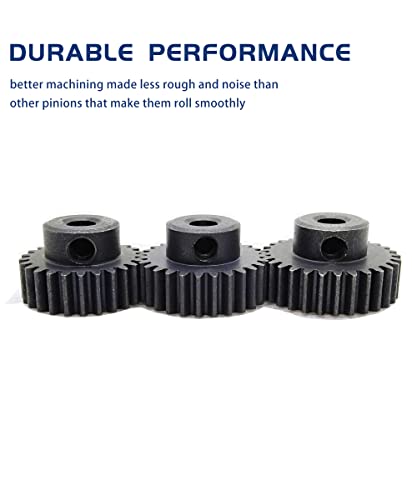 48P Pinion Gear Set 25T 27T 29T with Screwdriver for 1/10 RC Motor | Hardened Metal,High Strength,Wear Resistant 48P Pinion Gear Set for Traxxas Arrma HSP HPI AXIAL Tamiya Losi - size: 25T/27T/29T