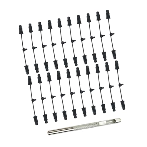 kowaku RC Rubber Retainer Pull Tabs Parallel Rubber Strips Portable Practical Directly Replace High Reliability RC Car Attachments, 21 Pieces