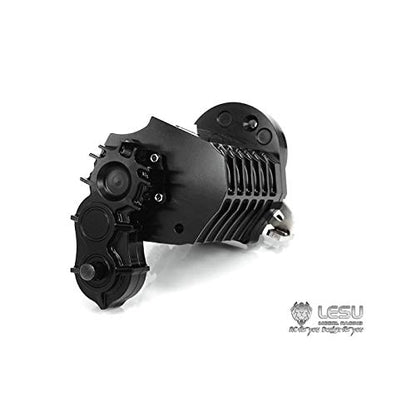 TOUCAN RC HOBBY LESU 3Grade Gear Box B Transmission Transfer Case 1/14 RC for Tamiya Tractor Truck - size: F-5021-B
