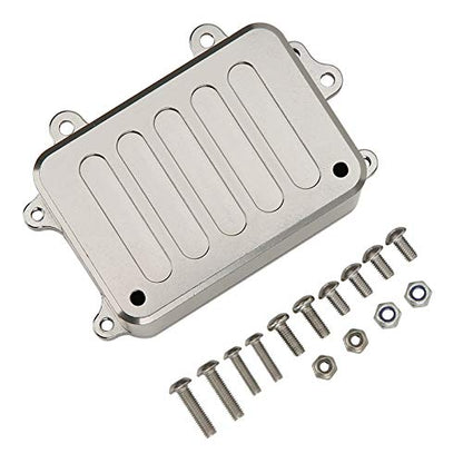 Tbest RC Receiver Box, Strong Sealed Metal Design ESC Upgrade Precision Fit 1/10 Scale RC Crawler Accessories for Off-Road Rock Crawling Model Building Enthusiasts