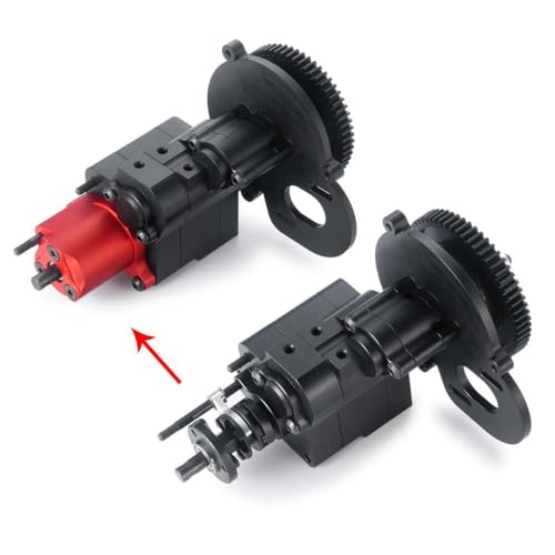RC Crawler 2-Speed Metal Gearbox with Dig Function 1/10 Scale Compatible with Axial SCX10